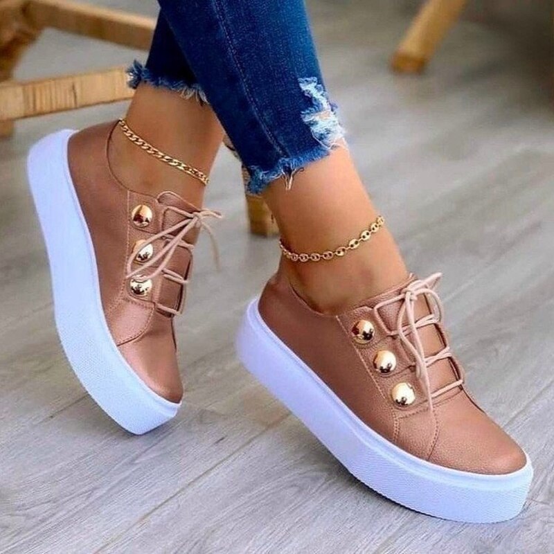 Sneakers da Donna Eleganti con Suola Platform