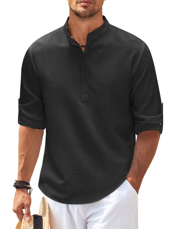Camicia a Maniche Lunghe Versatile da Uomo