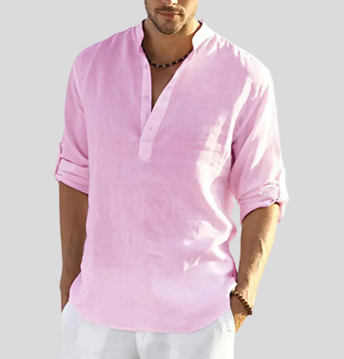 Camicia Elegante e Comoda con Colletto per Uomo