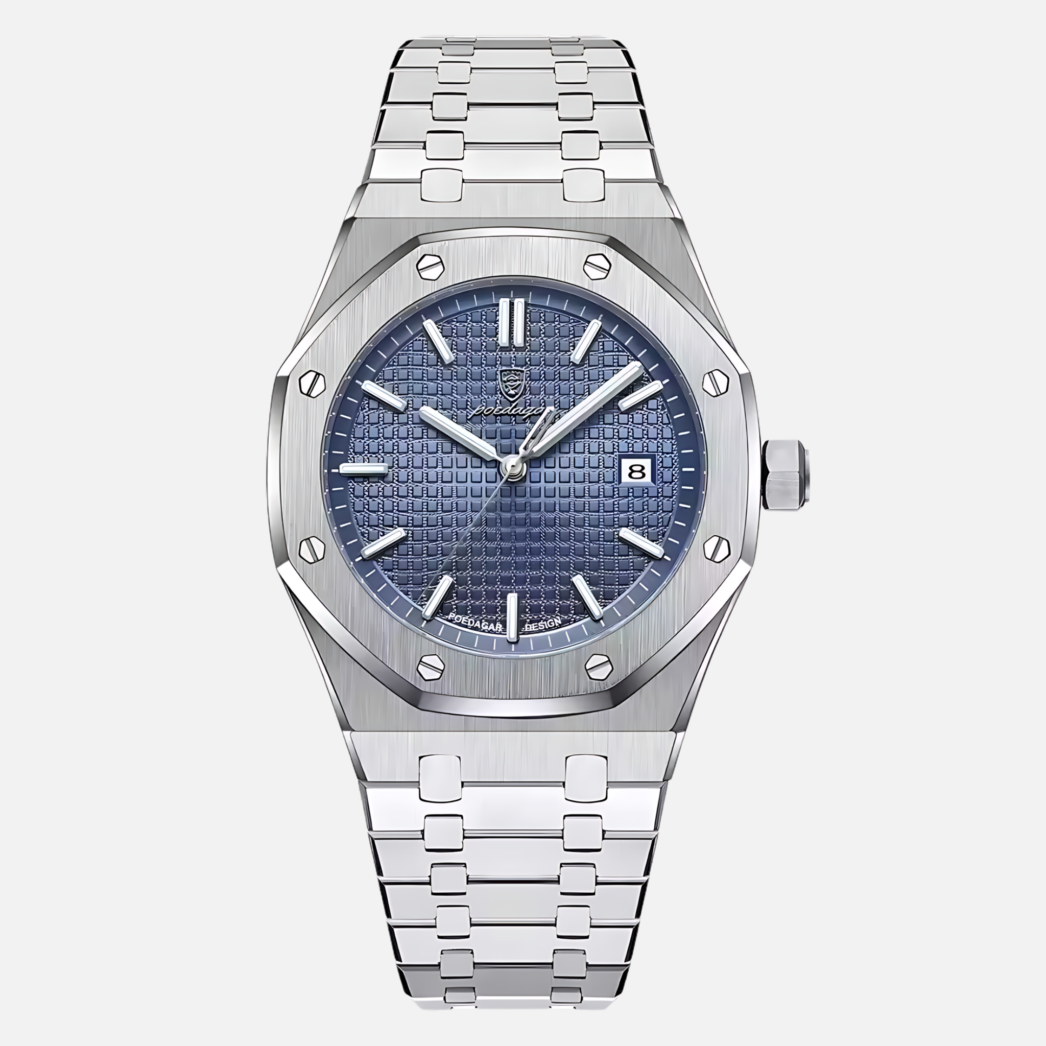 Orologio da Polso Uomo Elegante Acciaio Inox
