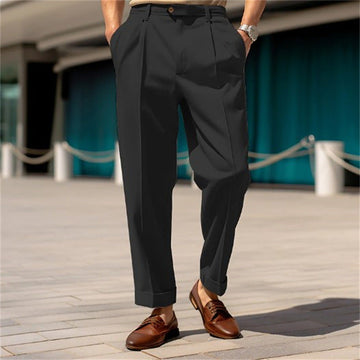 Eleganti e Comodi Pantaloni da Uomo con Taglio Dritto