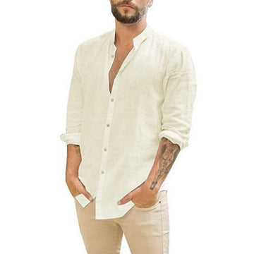 Elegante Camicia a Maniche Lunghe da Uomo