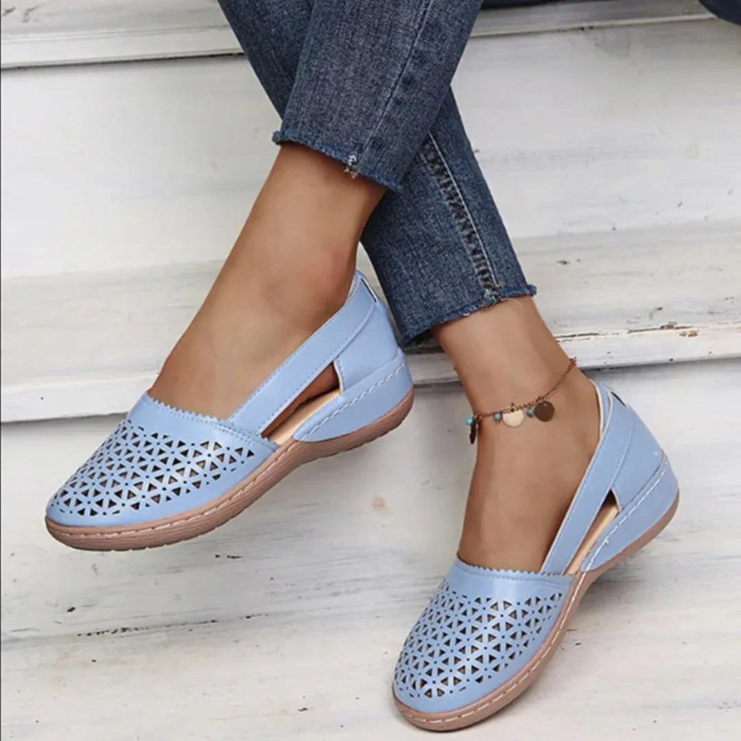 Appartamenti Ortopediche Comode Slip-On alla Moda per Donna