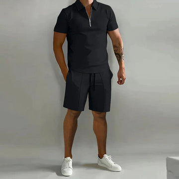 Completo Polo e Pantaloncini Elegante e Comodo per Uomo