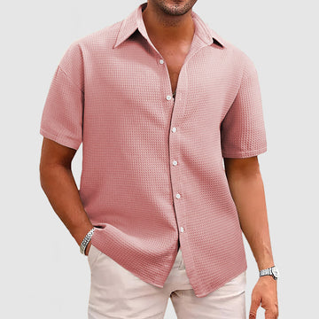 Camicia da Uomo Elegante e Comoda a Maniche Corte