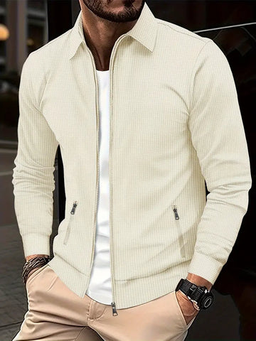 Giacca Elegante con Zip per Uomo